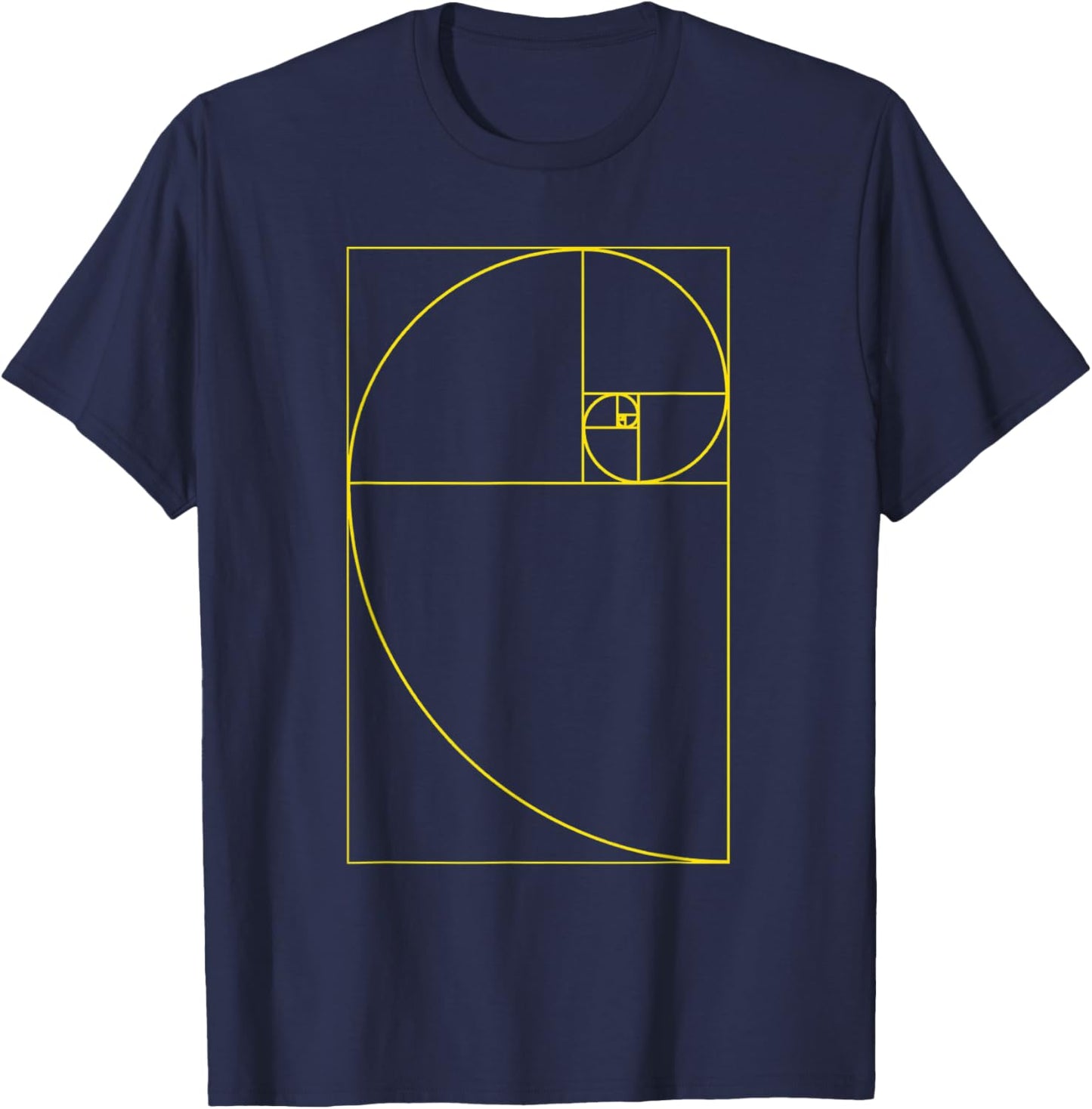 Golden Ratio Fibonacci Equation numbers mathematics god geek T-Shirt - T-Shirt | Navy