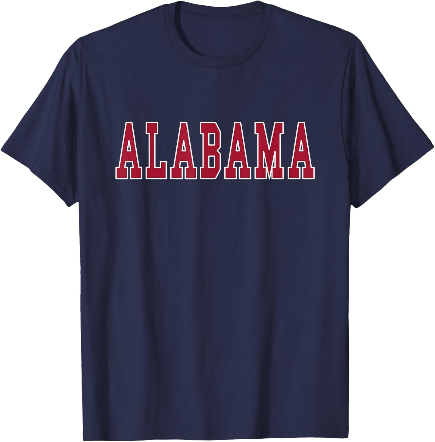 Alabama - Throwback Design - Classic T-Shirt - T-Shirt | Navy