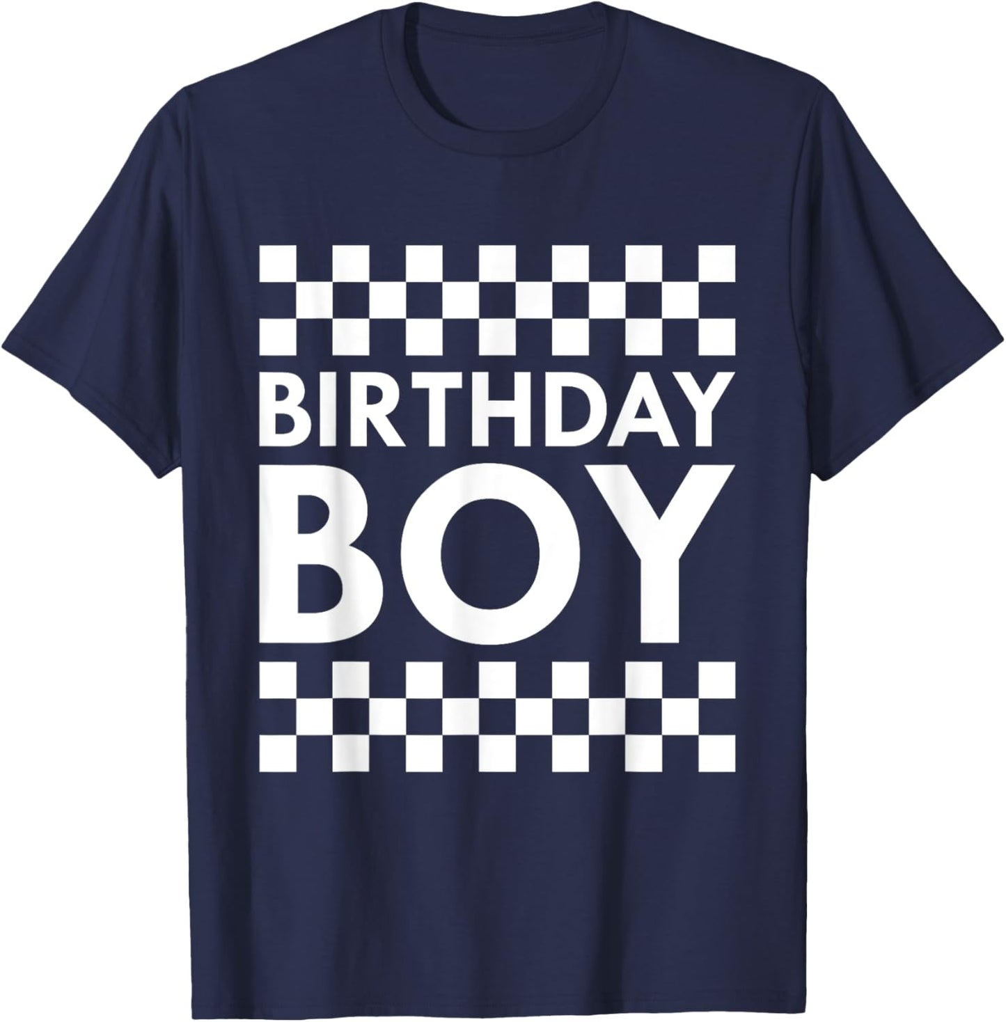 Pit Crew Birthday Boy Family Matching Racing Birthday Boy T-Shirt - T-Shirt | Navy