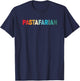 Retro Flying Spaghetti Monster Pastafarian T-Shirt - T-Shirt | Navy