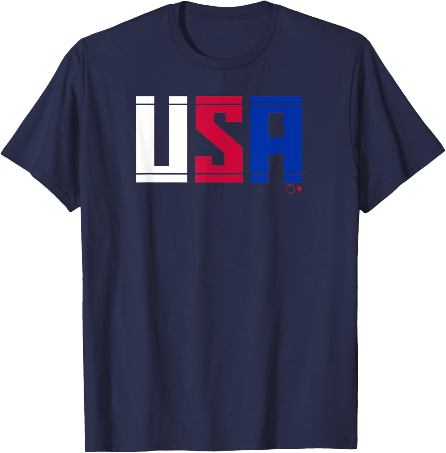 Aubrey Kingsbury Name & Number on Back - USWNT Soccer USA T-Shirt - T-Shirt | Navy