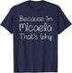 MICAELA Funny Personalized Birthday Women Name Gift T-Shirt - T-Shirt | Navy