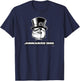 Junkyard Dog | Gym Strong Weightlifter T-Shirt - T-Shirt | Navy