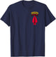 USASOC Shirt - Delta Force Shirt - with Ranger Tab SFOD-D T-Shirt - T-Shirt | Navy