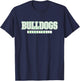 Bulldogs Basketball Provo High School T-Shirt - T-Shirt | Navy