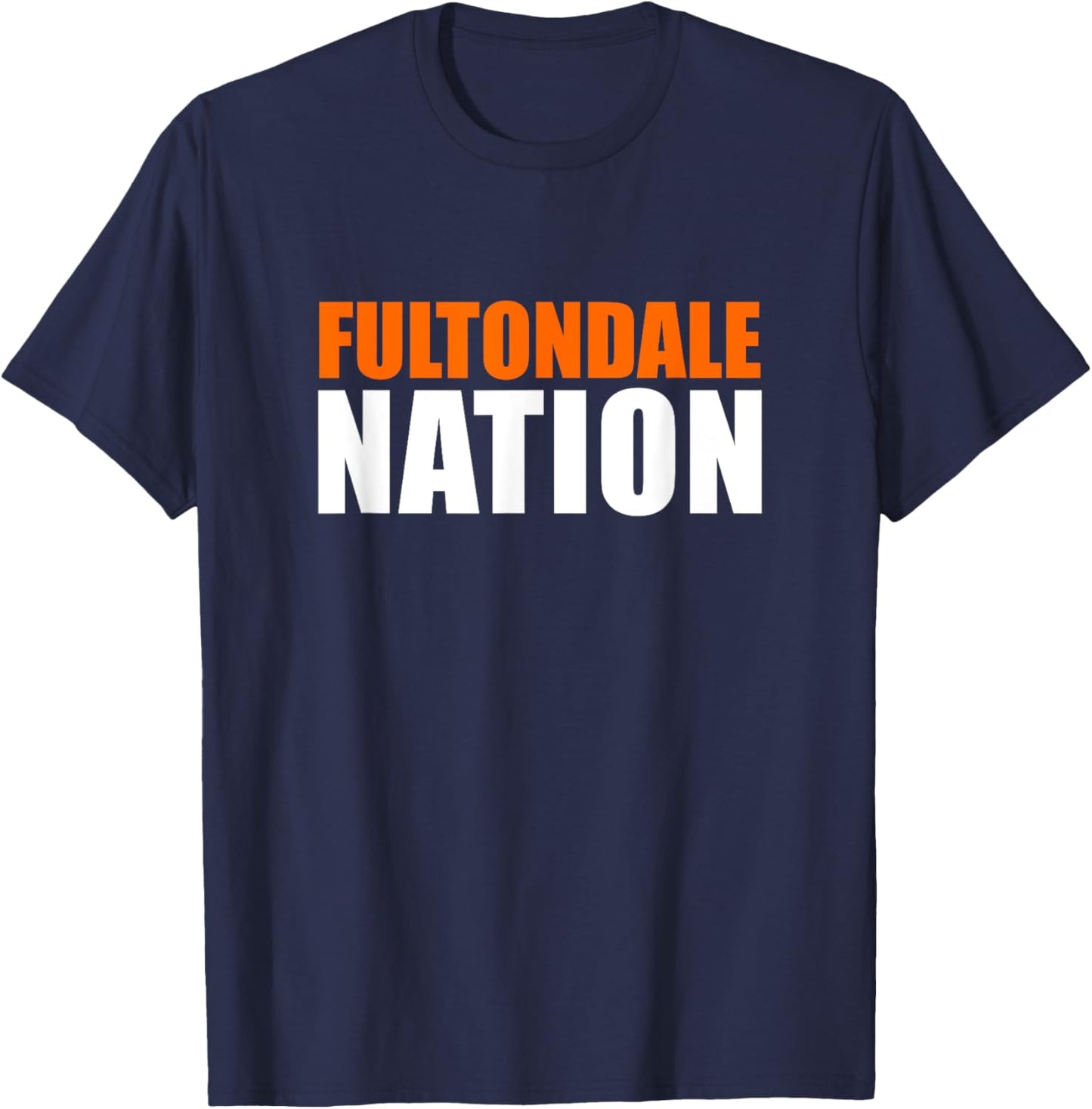 Fultondale High School Nation T-Shirt - T-Shirt | Navy