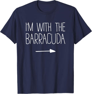 I'm With The Barracuda Shirt Adult Kids Men Women Costume T-Shirt - T-Shirt | Navy
