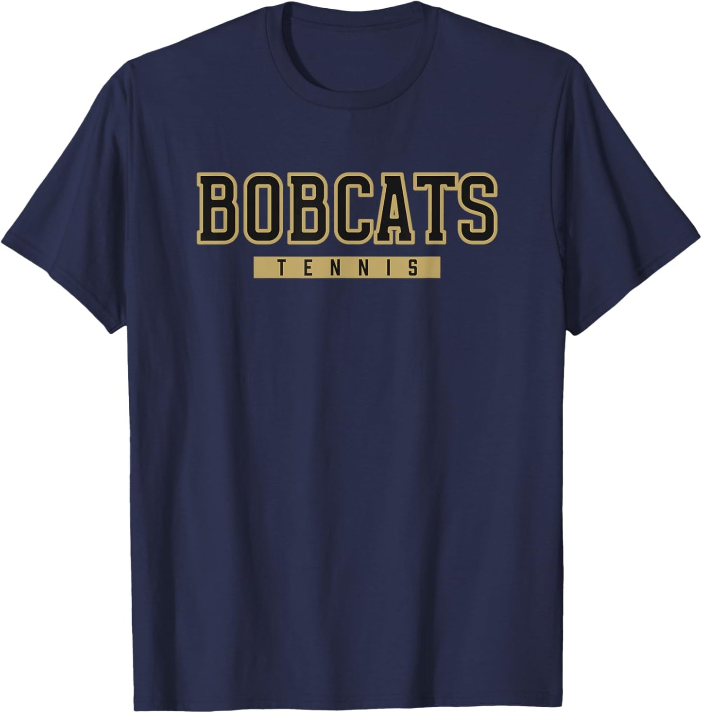 Giles County Bobcats Tennis T-Shirt - T-Shirt | Navy