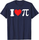 Happy Pi Day for Funny Math Teacher and I Love Pi Women Kids T-Shirt - T-Shirt | Navy