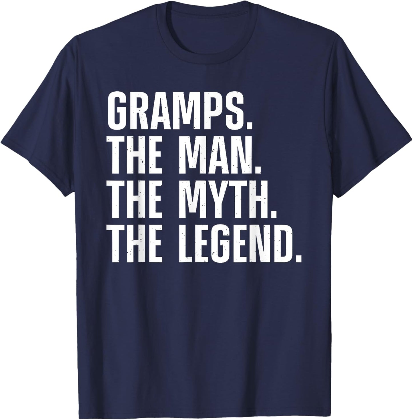 Gramps Design For Grandpa Grandfather From Grandkids Gramps T-Shirt - T-Shirt | Navy