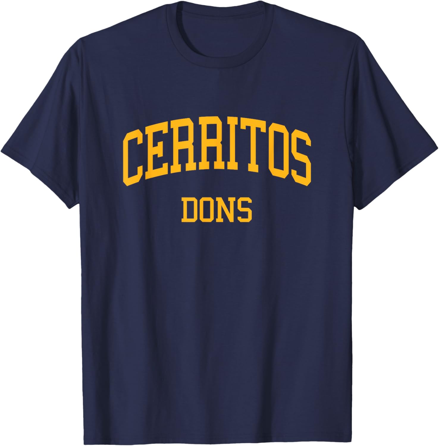 Cerritos High School HS Cerritos CA Retro Sports T-Shirt - T-Shirt | Navy