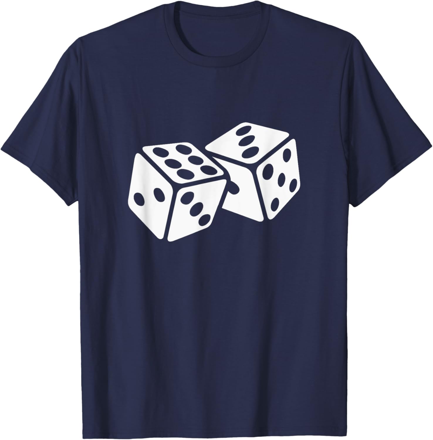 Board Game Dice T-Shirt - T-Shirt | Navy
