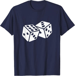 Board Game Dice T-Shirt - T-Shirt | Navy