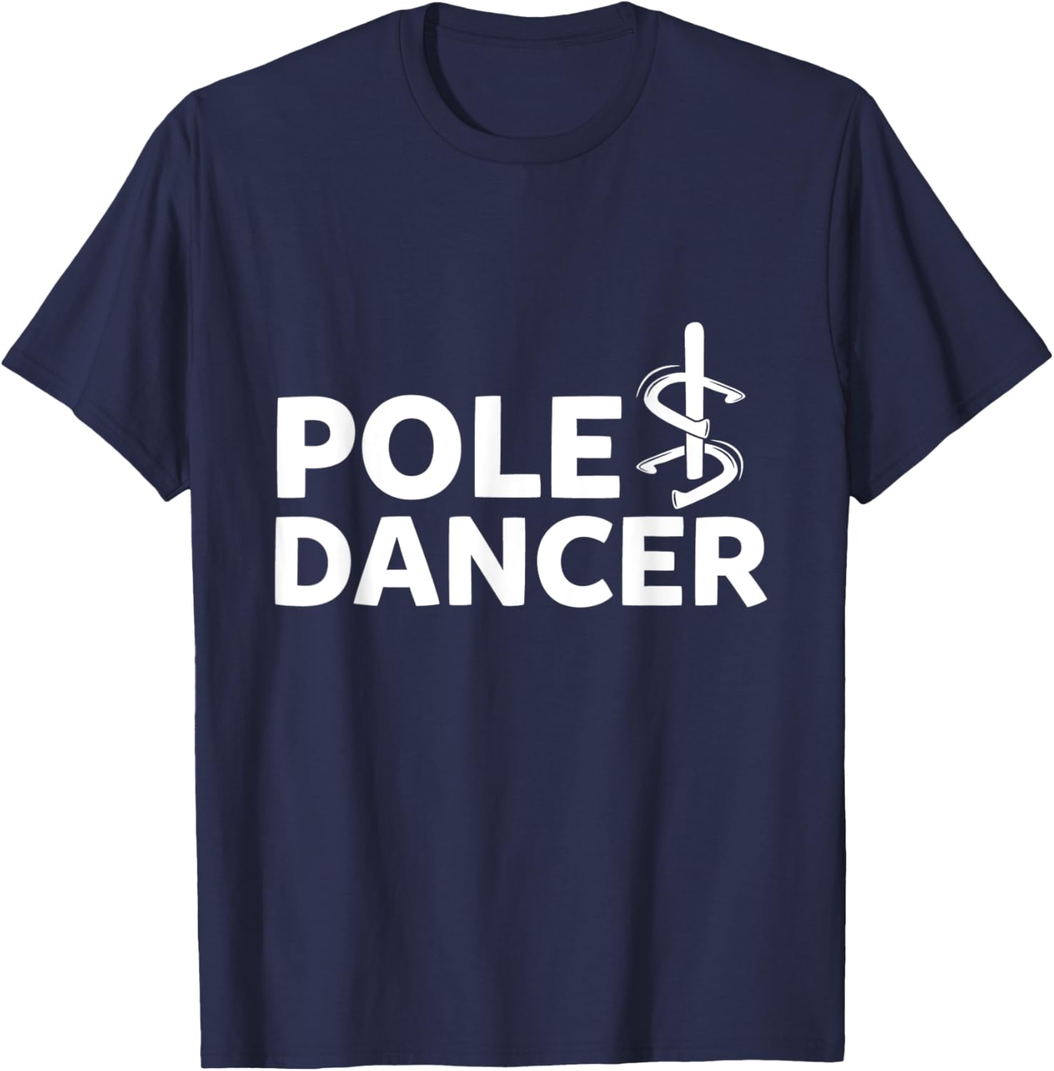 Pole Dancer Horseshoe Throwing Horseshoe Pitching T-Shirt - T-Shirt | Navy