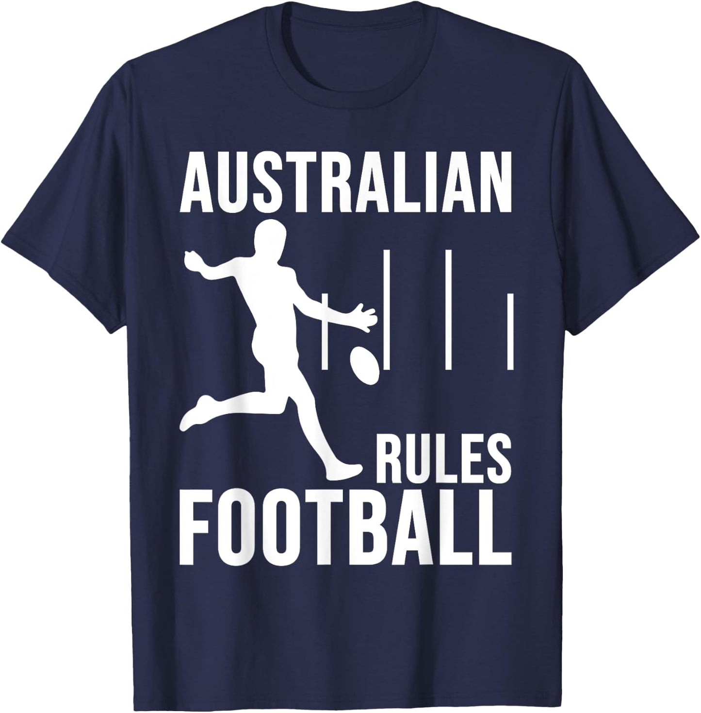 Australian Rules Football Lovers - Great Aussie Sport Gift T-Shirt - T-Shirt | Navy