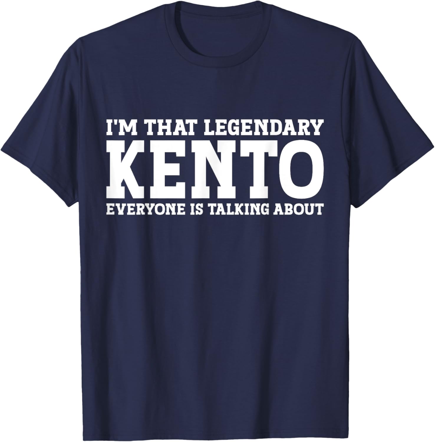Kento Personal Name First Name Funny Kento T-Shirt - T-Shirt | Navy