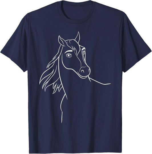 DreamWorks Spirit Riding Free Freedom T-Shirt - T-Shirt | Navy