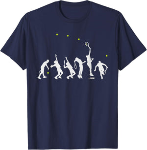 Big Tennis Serve, Tennis Silhouette Big Serve T-Shirt - T-Shirt | Navy