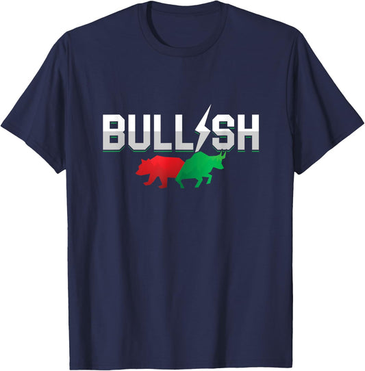 Bullish Investor Businessman Stock Market Trader Capitalist T-Shirt - T-Shirt | Navy