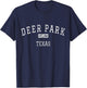 Deer Park Texas TX Vintage T-Shirt - T-Shirt | Navy