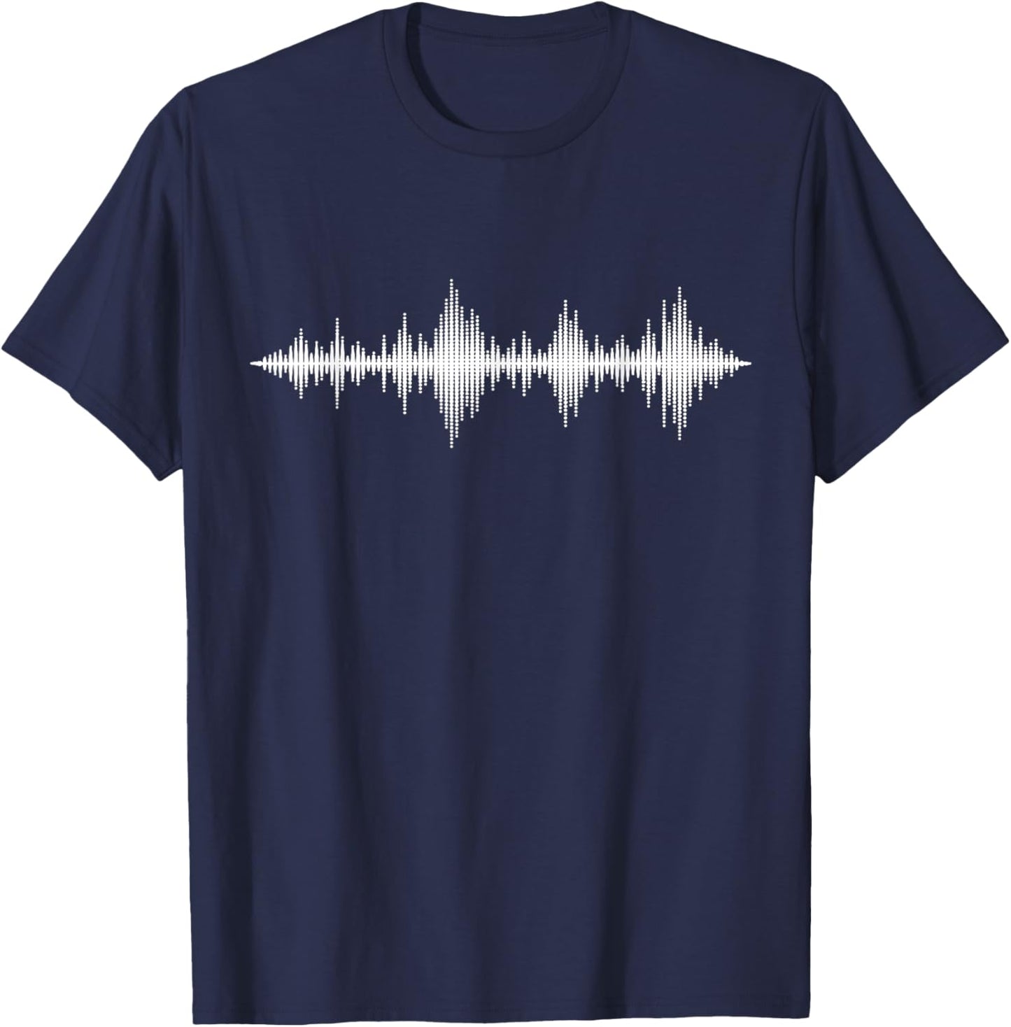 Soundwave Digital Equalizer Sound Engineer Audio Engineer T-Shirt - T-Shirt | Navy