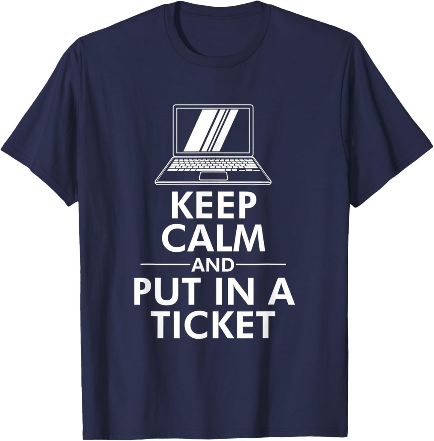 Funny Computer Tech Repair Geek and Tech Support T-Shirt - T-Shirt | Navy