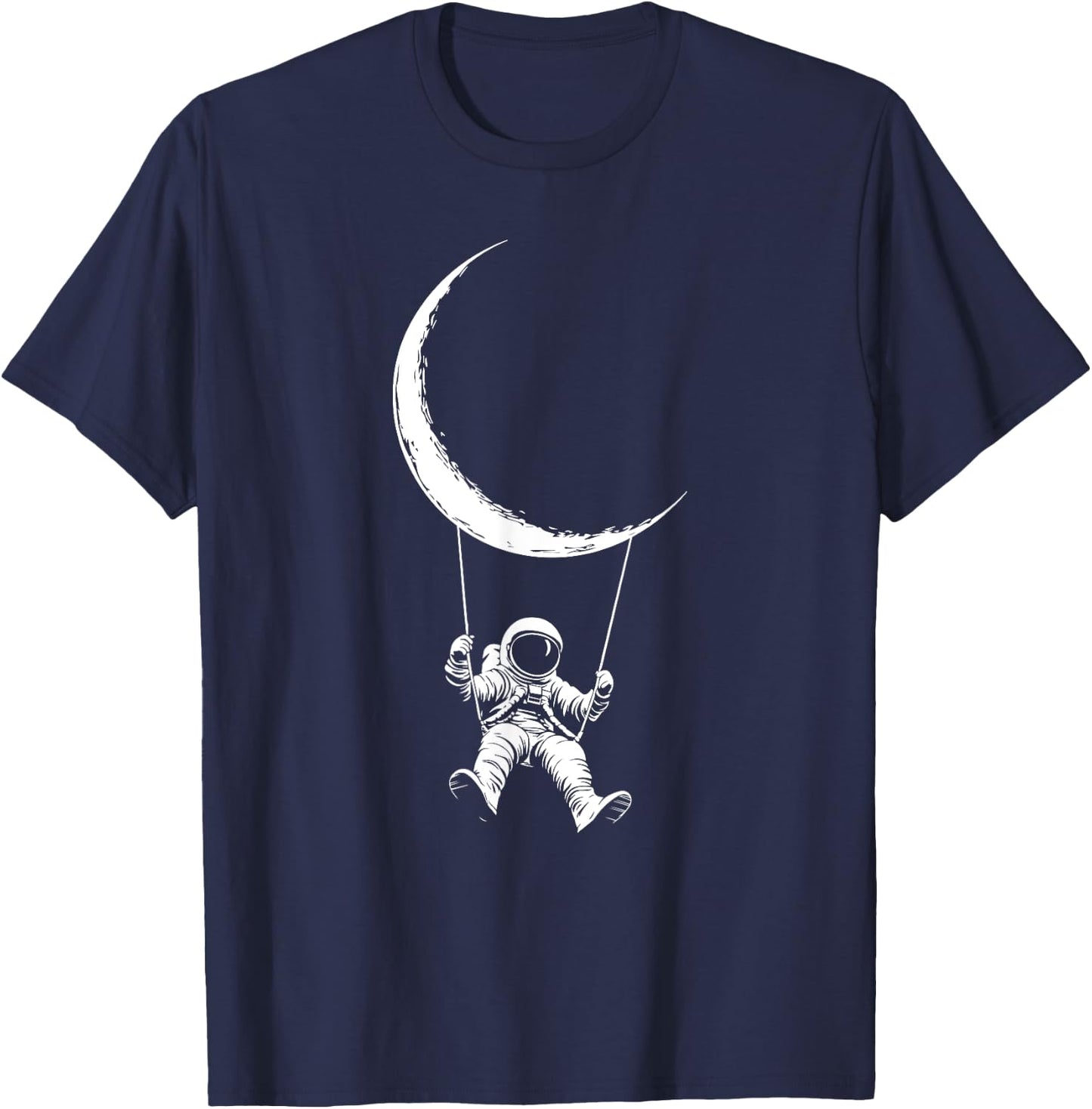 Moon Swing Space Astronaut T-Shirt - T-Shirt | Navy