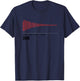 808 Drum Sine Wave Trap Rap Drummer Music Producer DJ Plugin T-Shirt - T-Shirt | Navy