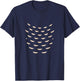 Cute Owl Belly Pattern Costume T-Shirt - T-Shirt | Navy