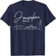 Jerusalem Israel City Skyline Map Travel T-Shirt - T-Shirt | Navy
