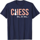 Chess Mom Of A Chess Player Mom Chess Mama Chess Mother T-Shirt - T-Shirt | Navy