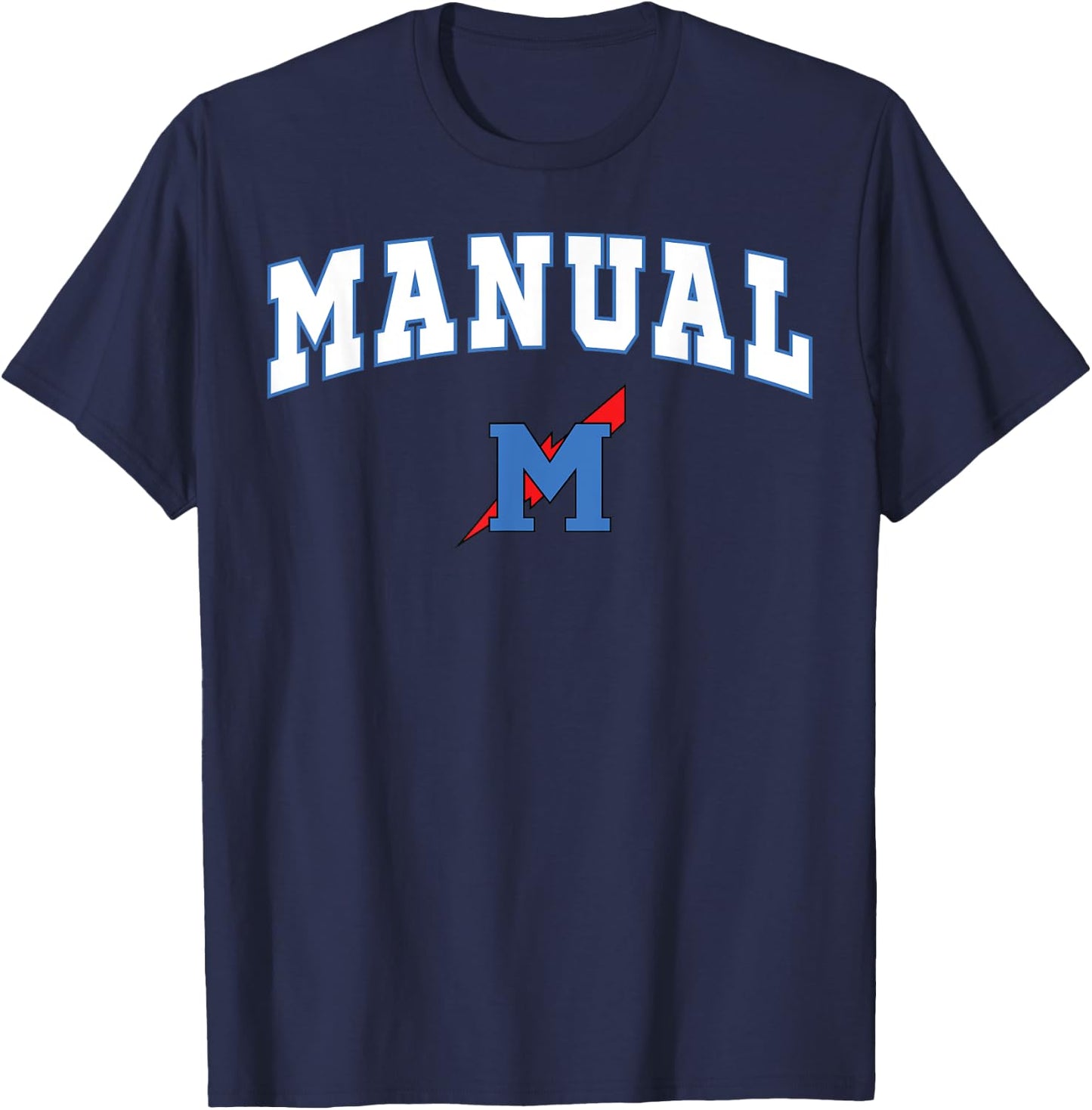 Manual High School Thunderbolts T-Shirt - T-Shirt | Navy
