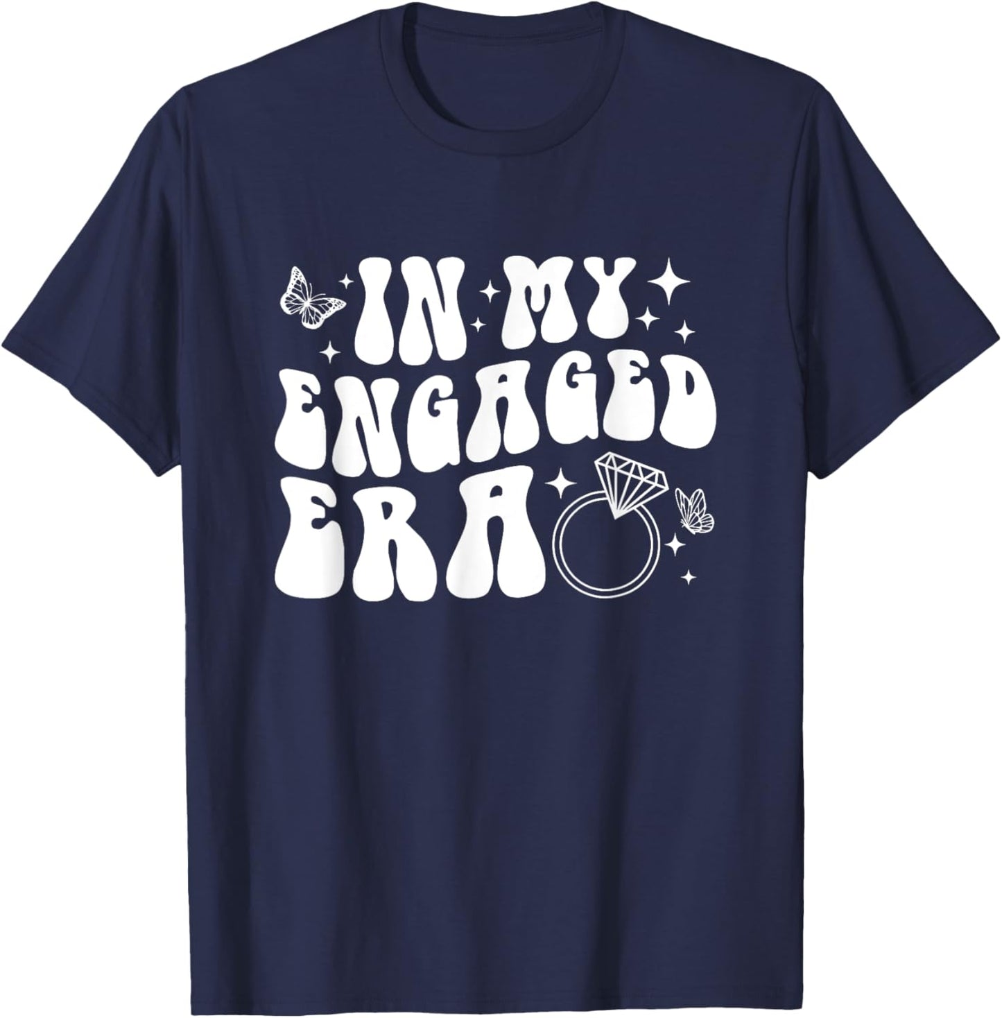 In My Engaged Era T-Shirt - T-Shirt | Navy