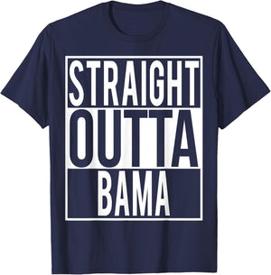 Straight Outta BAMA Shirt T-Shirt - T-Shirt | Navy