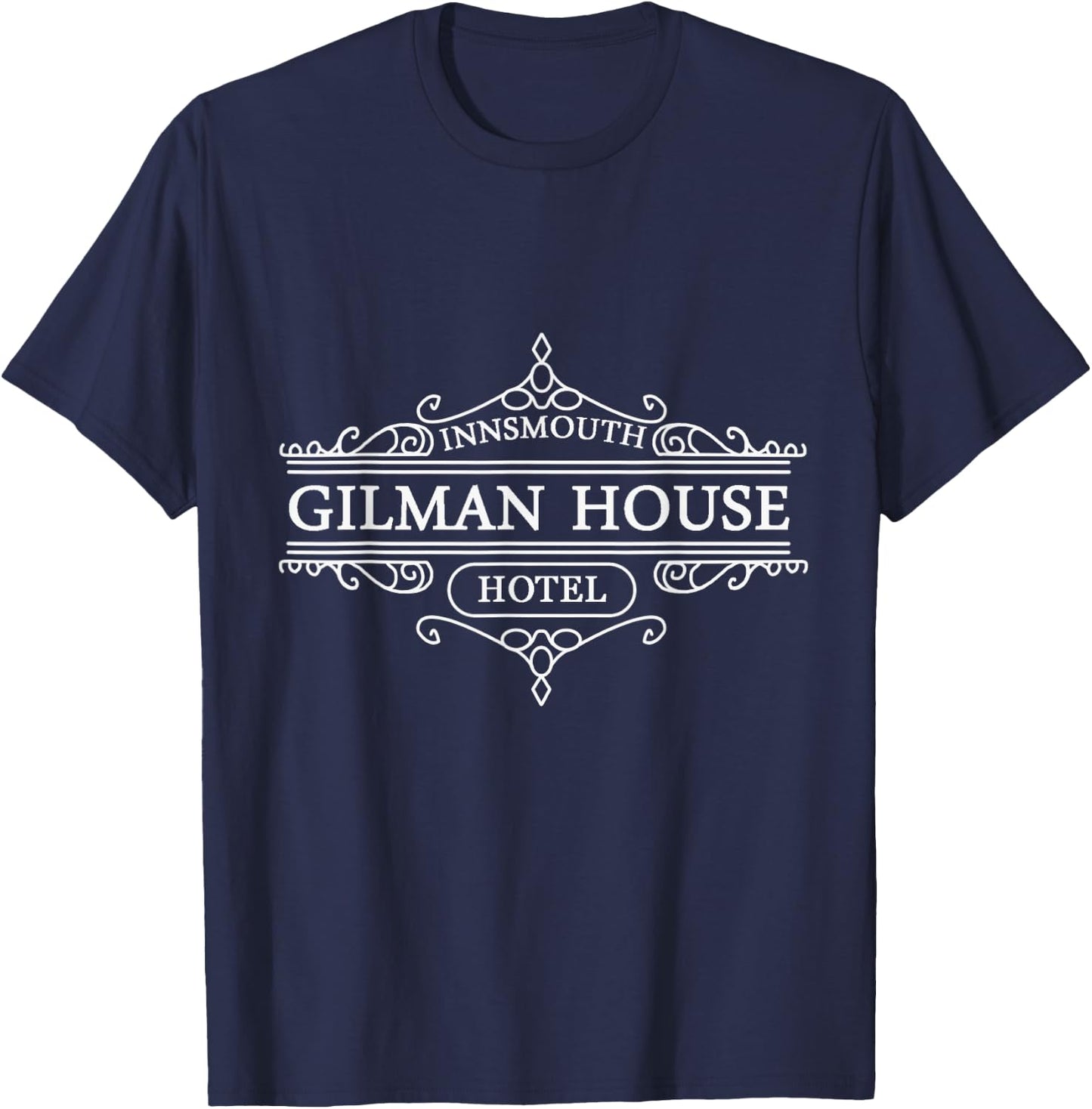 The Gilman House Hotel - Innsmouth T-Shirt - T-Shirt | Navy