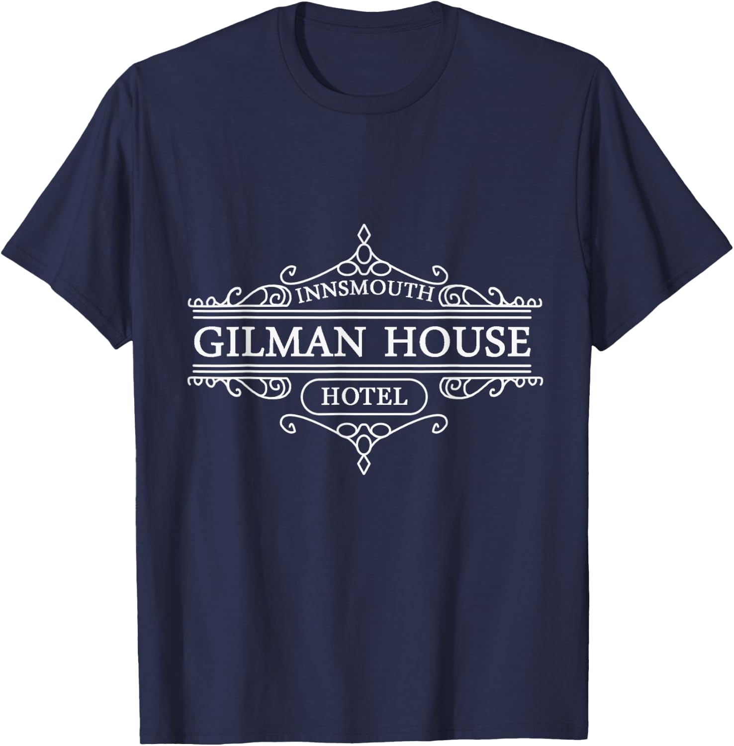 The Gilman House Hotel - Innsmouth T-Shirt - T-Shirt | Navy