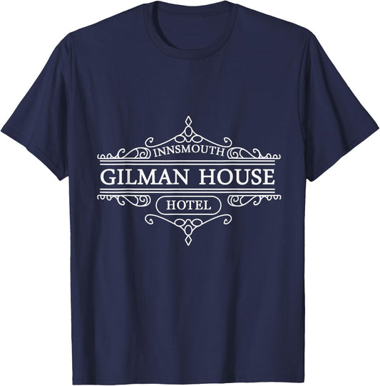 The Gilman House Hotel - Innsmouth T-Shirt - T-Shirt | Navy