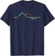 Retro Mountains Moab, Utah Summer Hiking T-Shirt - T-Shirt | Navy