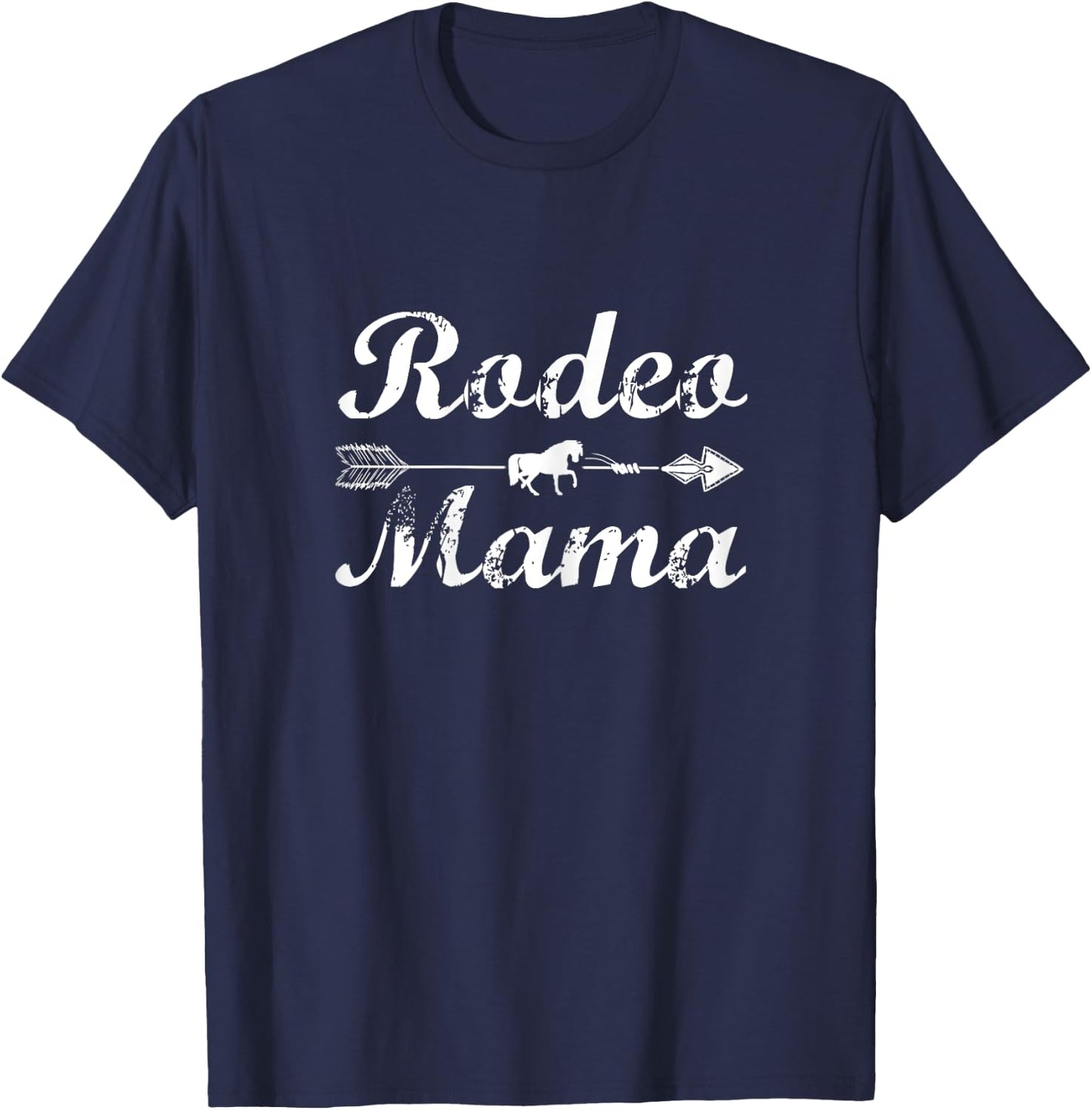 Rodeo Mom Horse Lover Riding Mothers day T-Shirt - T-Shirt | Navy