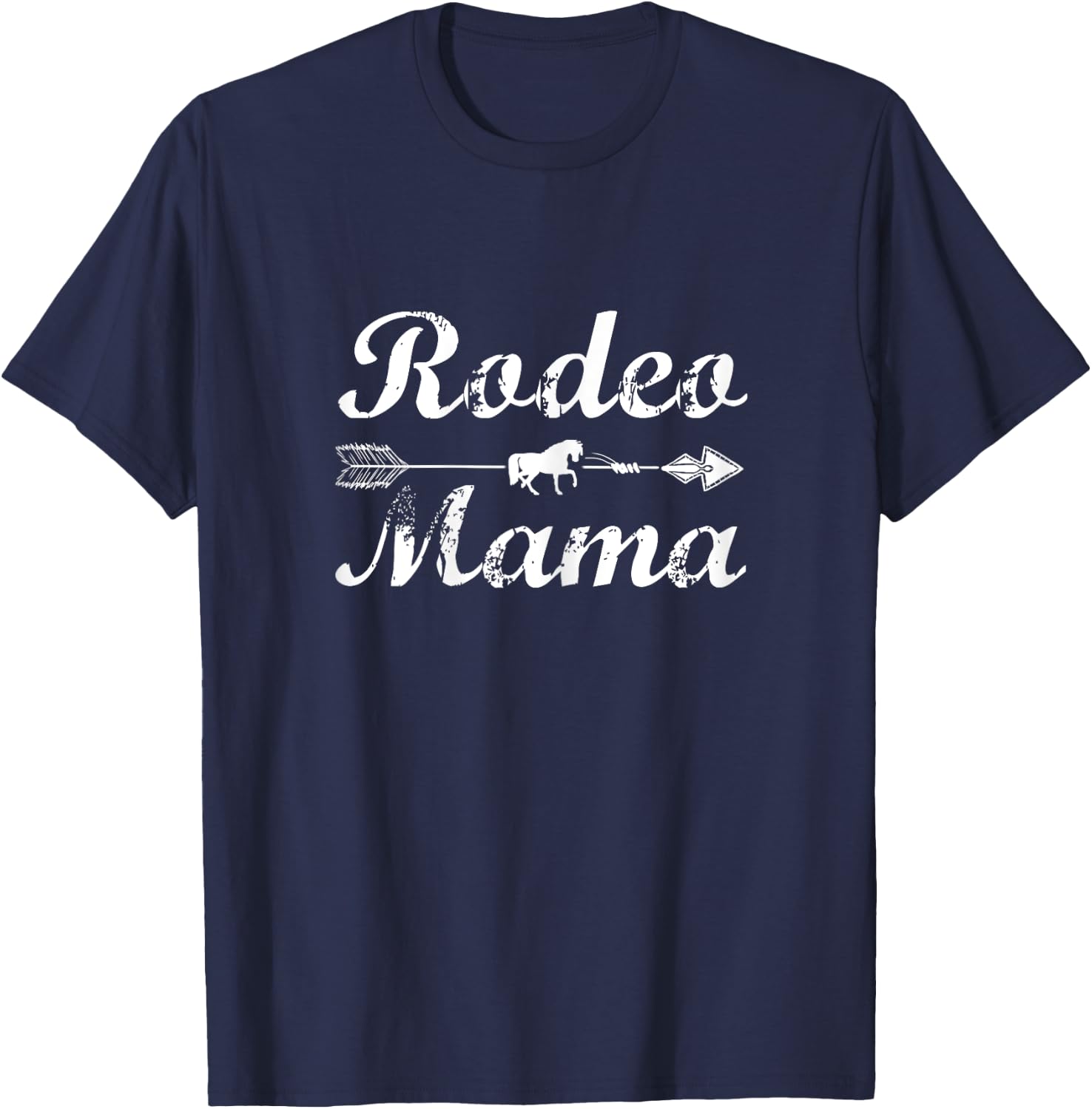 Rodeo Mom Horse Lover Riding Mothers day T-Shirt - T-Shirt | Navy