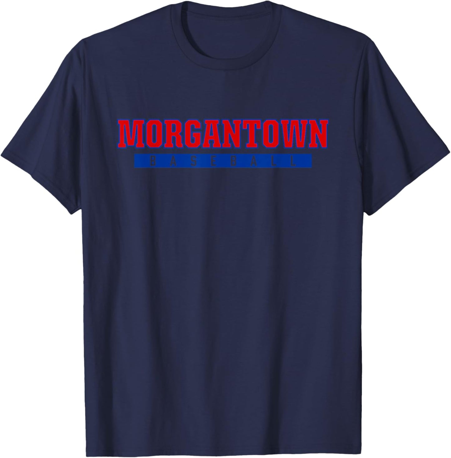 Morgantown High School Baseball T-Shirt - T-Shirt | Navy