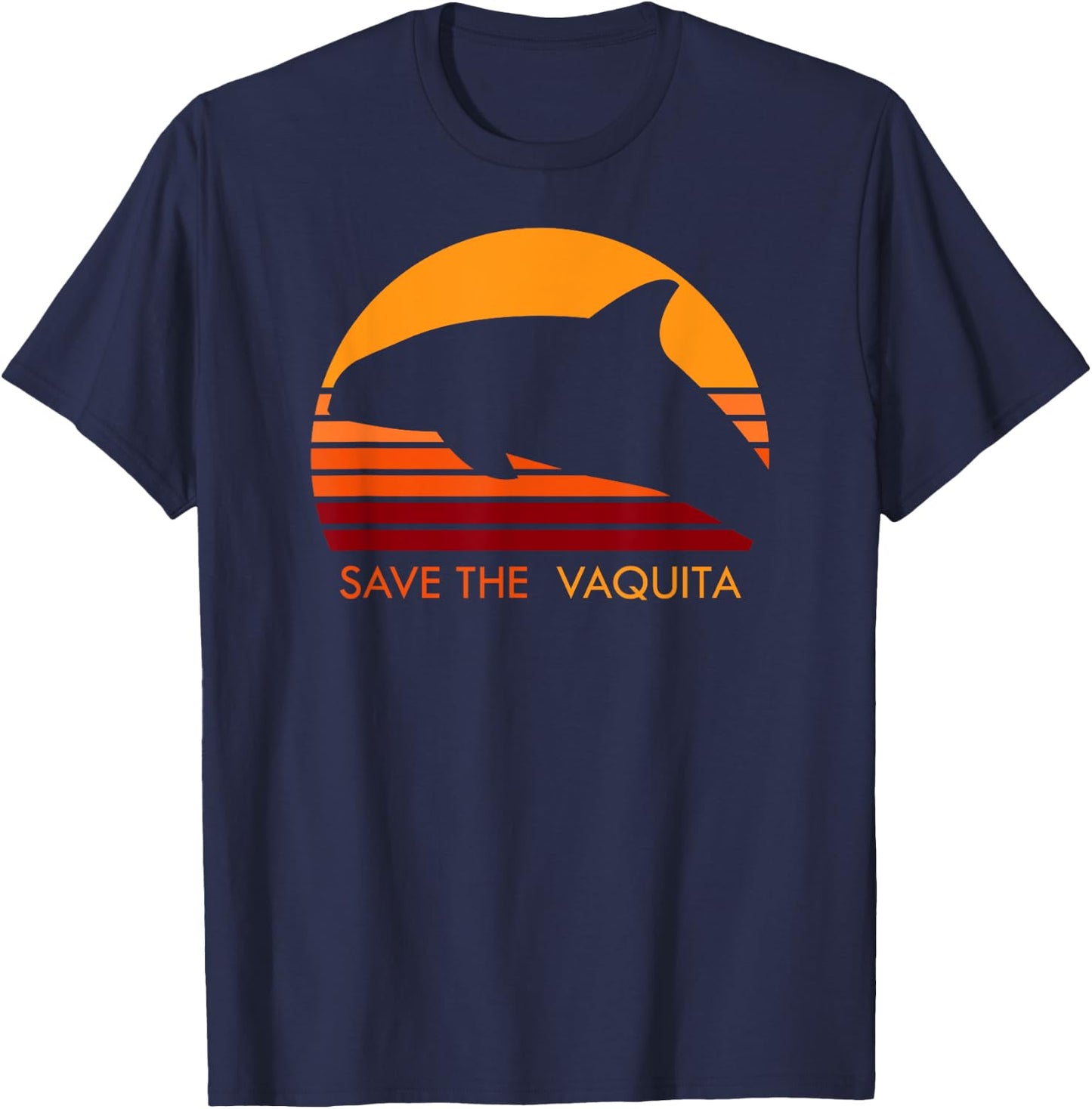 save the Vaquitas from extinction save the Vaquita T-Shirt - T-Shirt | Navy