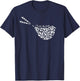 I'm For The Birds Minimalist Funny T-Shirt - T-Shirt | Navy
