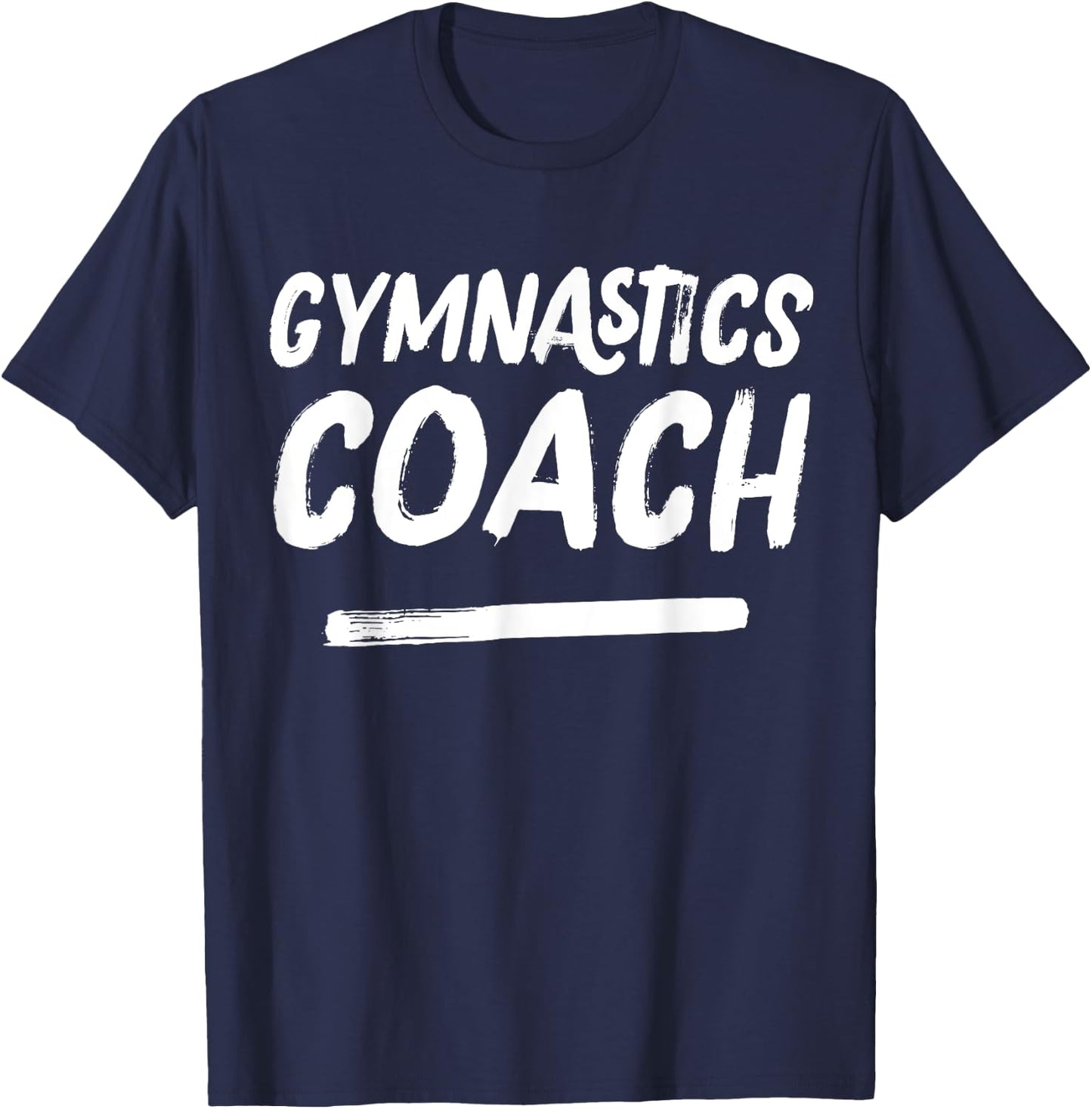 Gymnastics Coach Retro Distressed Coaches Appreciation T-Shirt - T-Shirt | Navy
