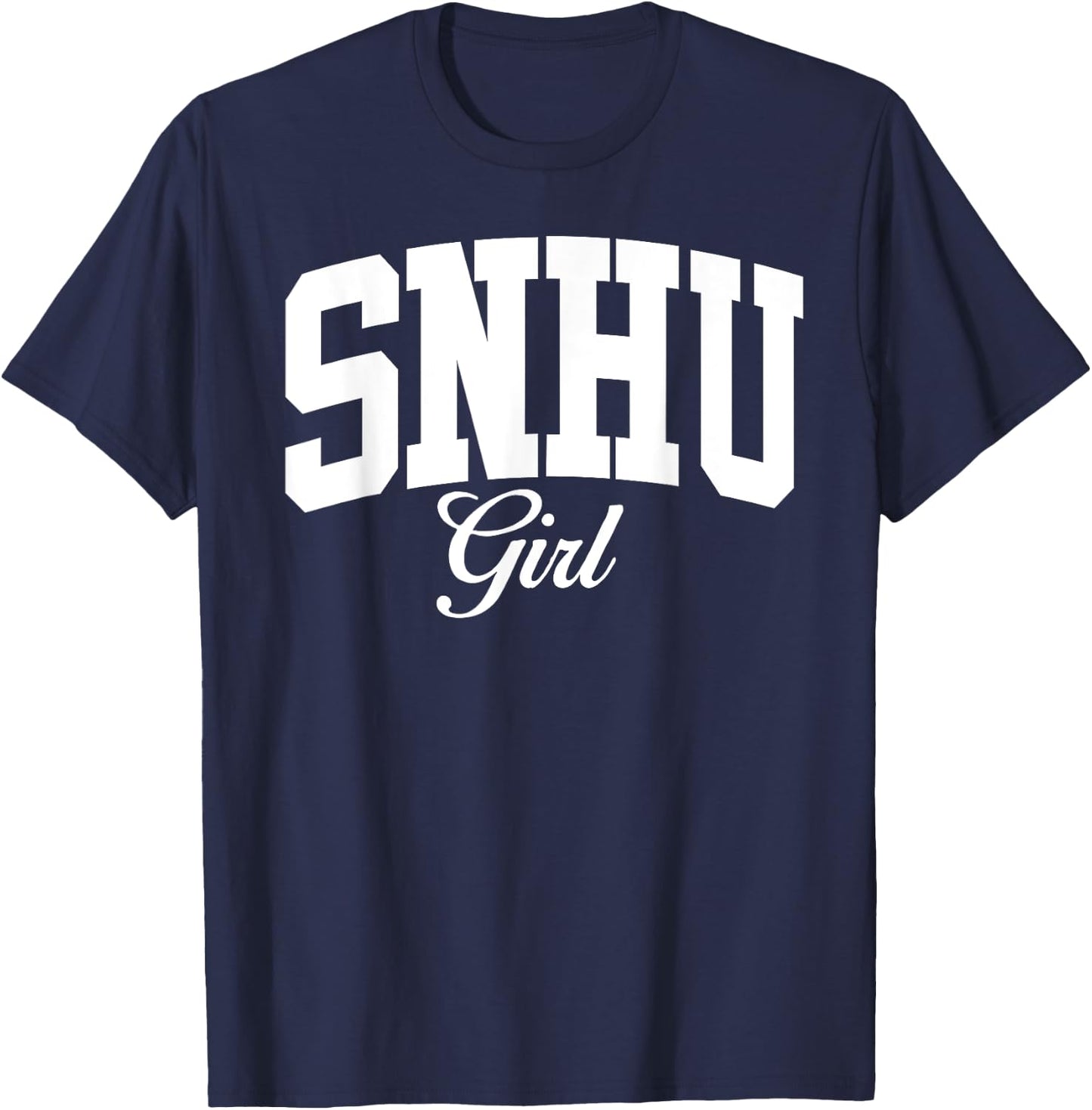 SNHU SNH University Girl Arch Vintage Design Girls T-Shirt - T-Shirt | Navy
