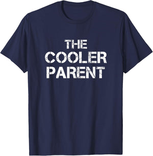 The Cooler Parent - Distressed T-Shirt - T-Shirt | Navy