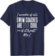 Swim Coaches Gift Women Swimming Coach T-Shirt - T-Shirt | Navy