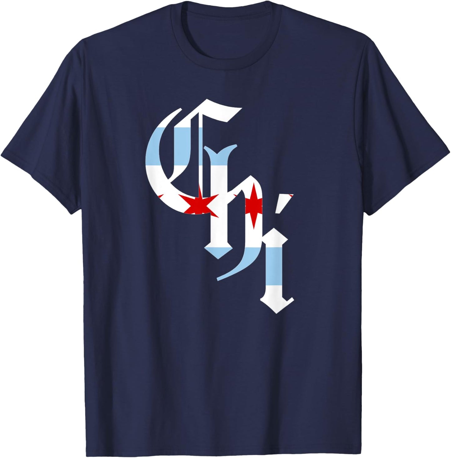 CHI Chicago Flag City T-Shirt - T-Shirt | Navy