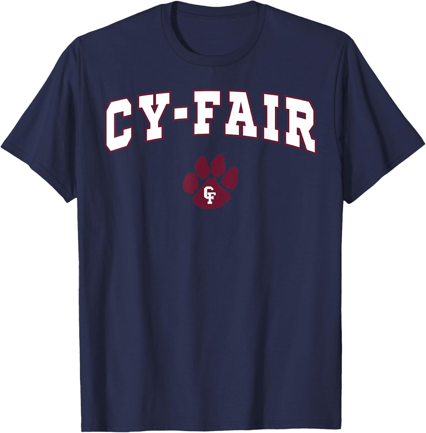 Cy-Fair High School Bobcats C2 T-Shirt - T-Shirt | Navy