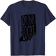 Drink Local Indiana State Outline Craft Beer T-Shirt - T-Shirt | Navy